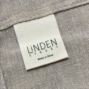 Linden Street Linen Transparent Fabric Curtains Set of 2x2